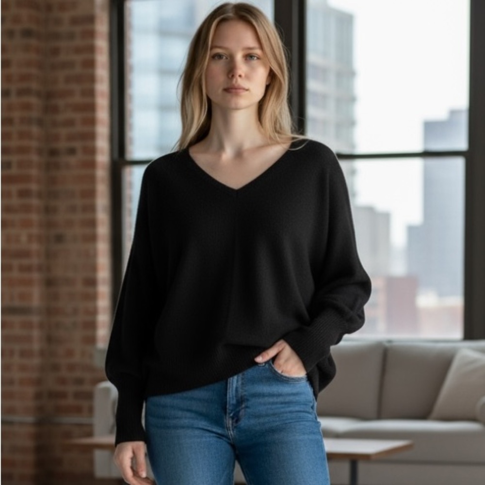 Kerisma Ryu V Neck Sweater Black